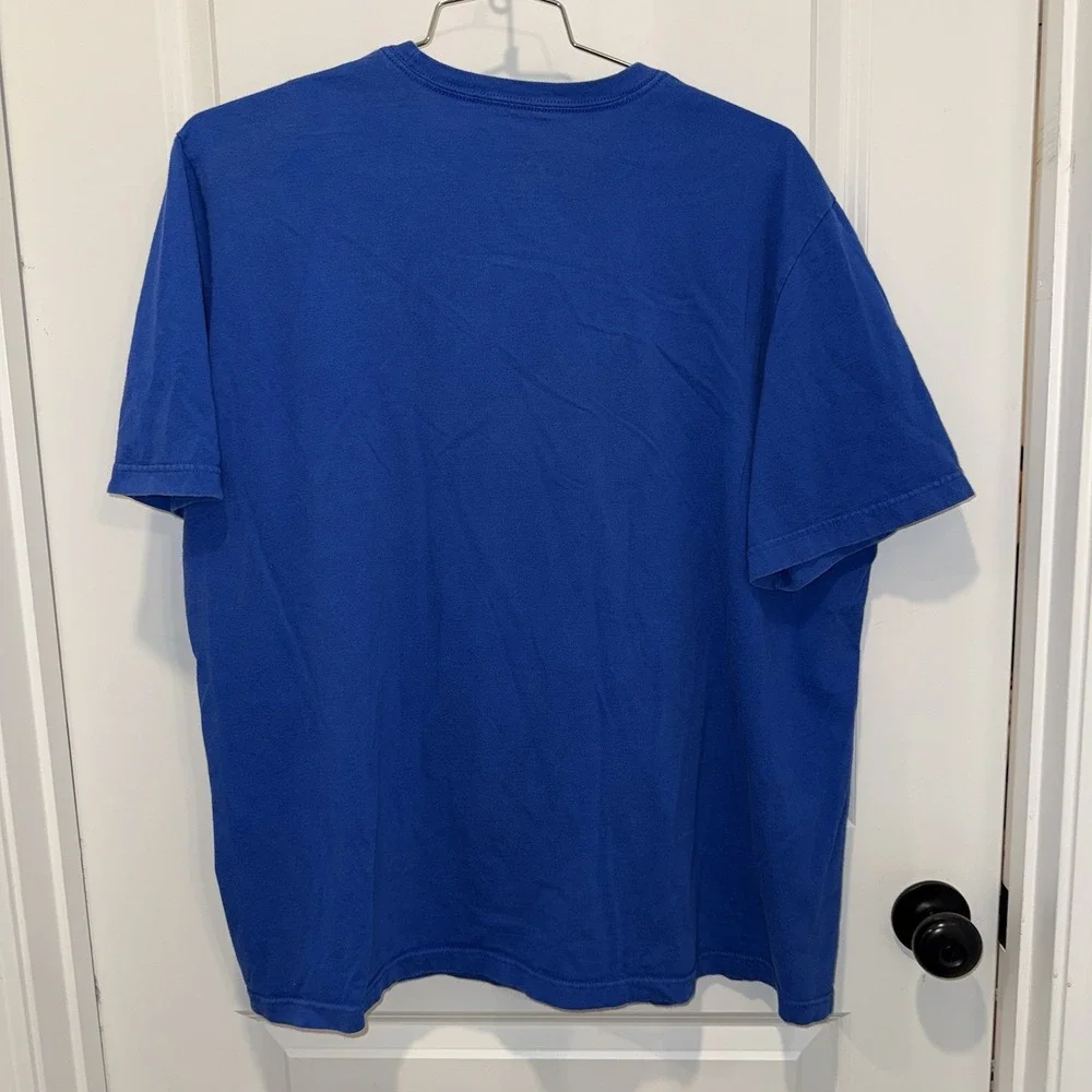 Nike Kentucky Wildcats Shirt Mens XXL Blue UK Logo NCAA Basketball T Shirt